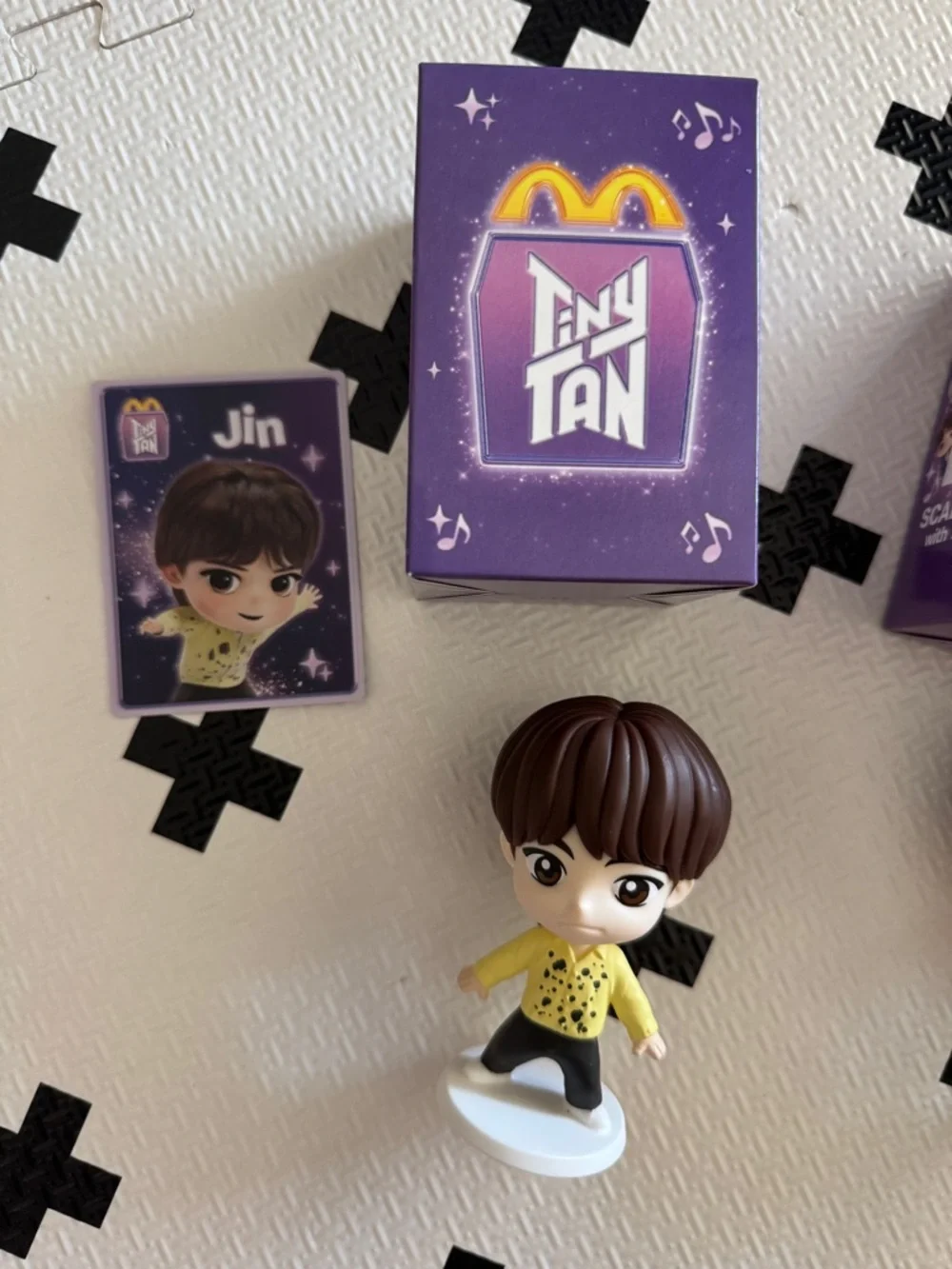 BTS TinyTAN McDonald’s Toy Bundle - RM & Jin (Open Box + Cards)